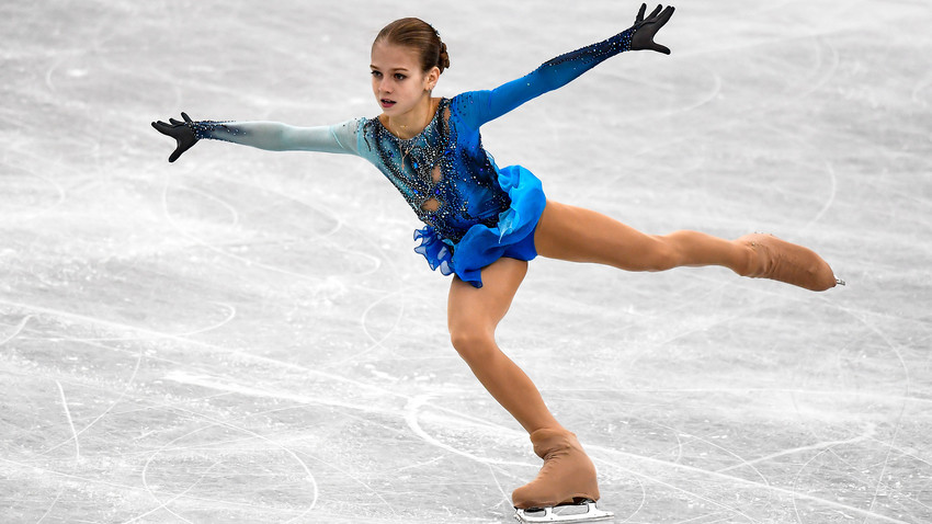 Meet Alexandra Trusova The First Female Figure Skater To Land Quads