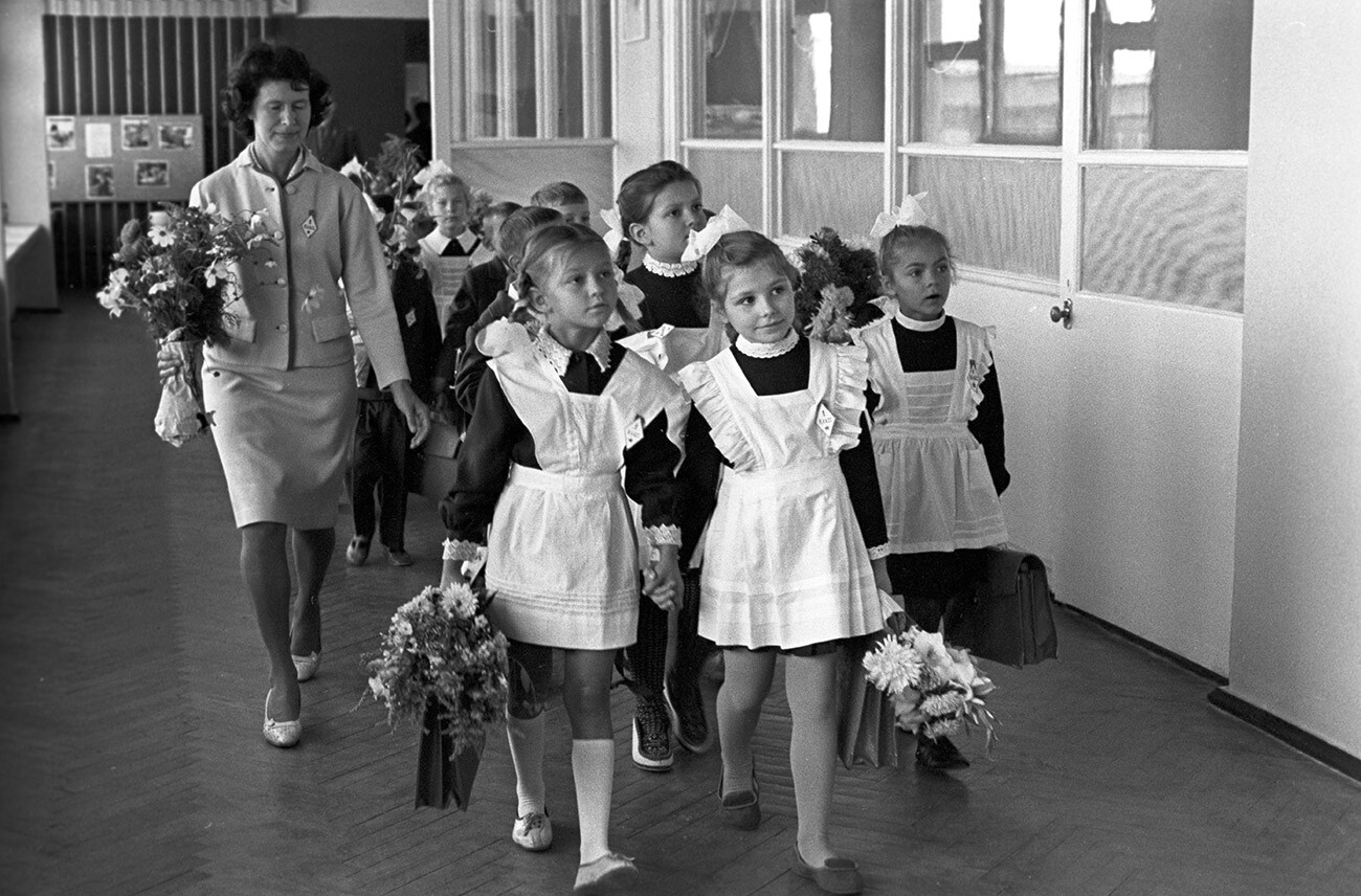 Il Primo Giorno Di Scuola Dei Bambini Sovietici In Foto Russia Beyond