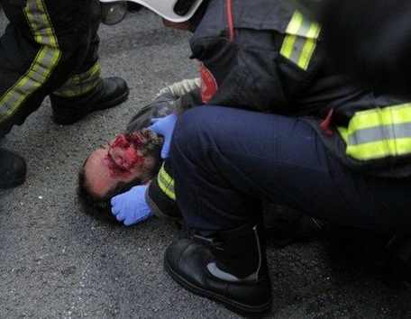 Decenas de heridos y detenidos en huelga multitudinaria en España