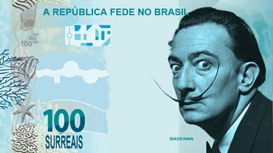 Residentes de Río de Janeiro luchan contra la inflación con el '$urreal', una moneda falsa