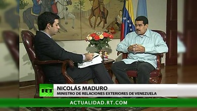 Entrevista con Nicolás Maduro, canciller venezolano