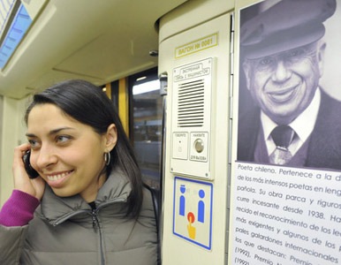 Los sorprendentes trenes conmemorativos del metro de Moscú