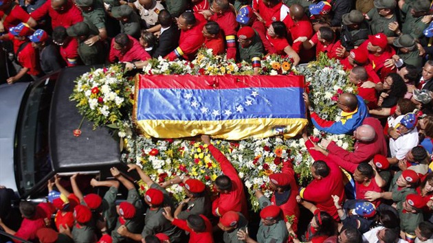 Los venezolanos se despiden de Hugo Chávez