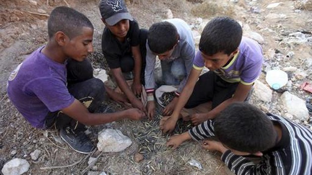 Niños palestinos piden a la ONU que Israel les devuelva una pelota