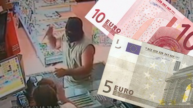 Valiente vendedora española negoció el botín con un ladrón, que se conformó con 15 euros