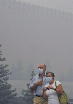 Moscú continúa cubierta por nube de humo y cenizas