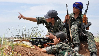 El ejército femenino que hace temblar al Estado Islámico