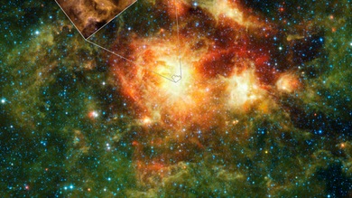 El telescopio infrarrojo de la NASA detectó millones de agujeros negros