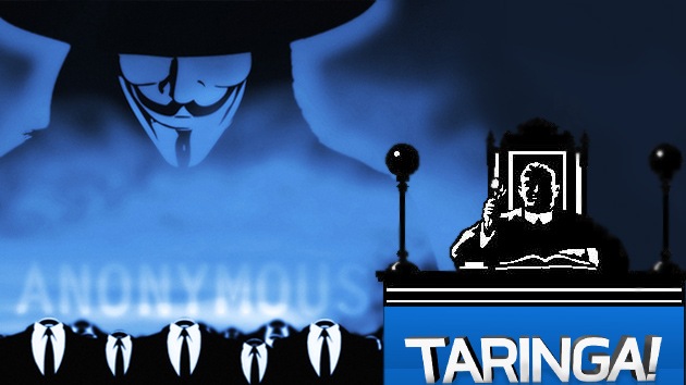 Anonymous ataca sitios oficiales argentinos en defensa de Taringa!