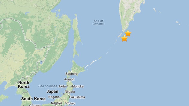 Dos sismos vuelven a sacudir la península rusa de Kamchatka