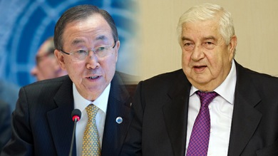 Canciller sirio a Ban Ki-moon: "Yo vivo en Siria, usted no; déjeme contar nuestra versión de los hechos"
