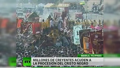 Procesión del Nazareno Negro en Manila terminó con dos víctimas fatales
