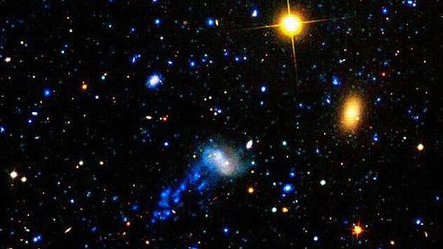 Hallan seis galaxias 'medusa' gracias al Hubble