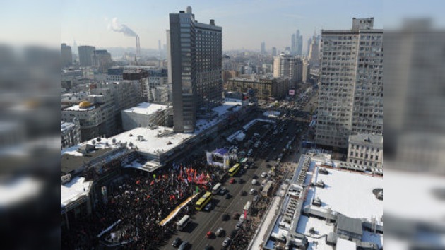 Al menos 10.000 personas se manifiestan en Moscú 'por unas elecciones justas'