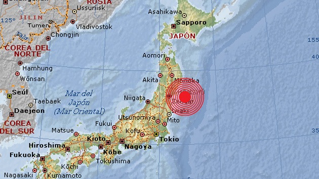 Un sismo de magnitud 6,1 sacude la costa este de Japón