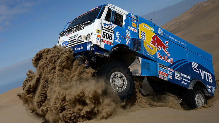 Segunda etapa del Dakar 2015: los Kamaz rusos encabezan la clasificación de camiones 
