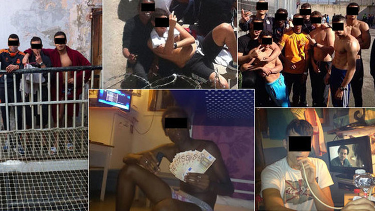 Fotos: Reos posando con dinero, móviles y consumiendo drogas causan polémica en Francia