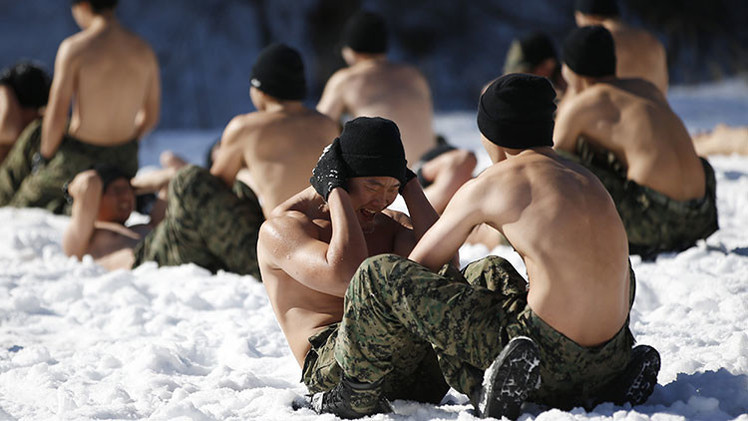 FOTOS: Extremo entrenamiento invernal de las fuerzas especiales de Corea del Sur