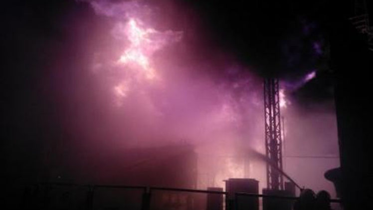 Reportan un incendio en una central nuclear de Ucrania