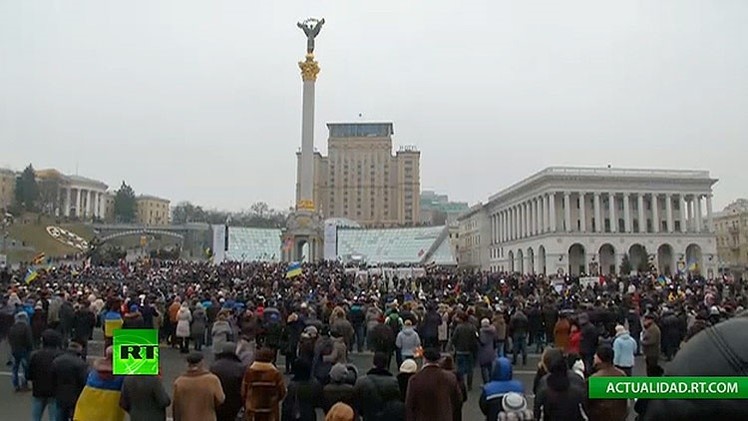 Kiev celebra una marcha en recuerdo de las víctimas del conflicto ucraniano