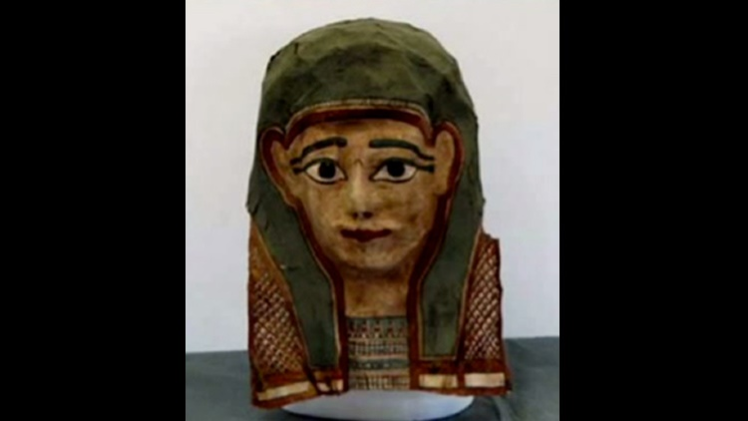 La máscara de una momia podría contener el más antiguo evangelio conocido