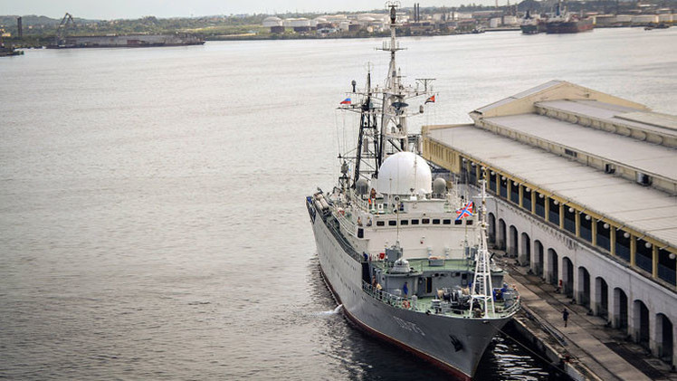 Un buque espía ruso entra en el puerto de La Habana antes de la reunión de Cuba y EE.UU.