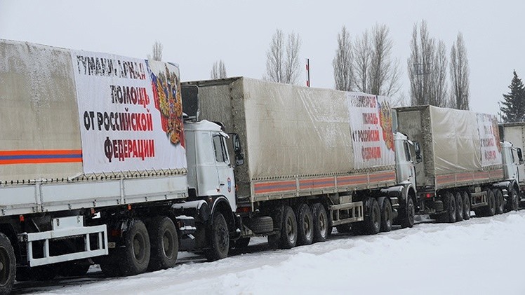 Rusia envía el duodécimo convoy de ayuda humanitaria para el este de Ucrania