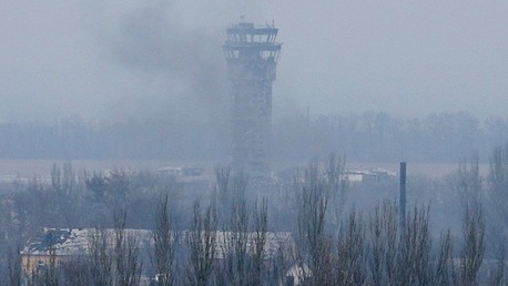 Enfrentamientos en el aeropuerto de Donetsk