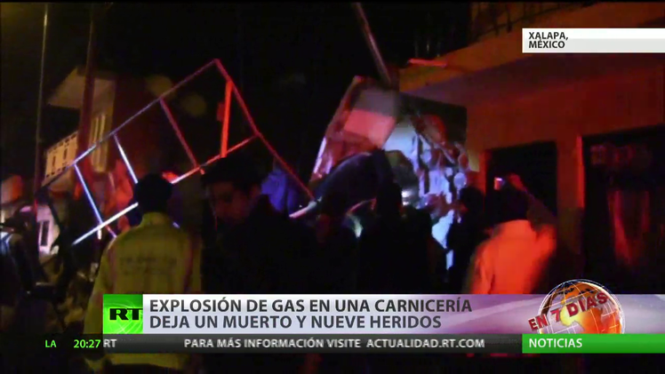 México: Al menos un muerto y nueve heridos tras una explosión de gas - RT