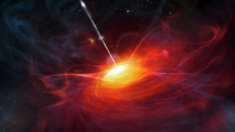 Descubren un agujero negro superpesado 12.000 millones de veces mayor que el Sol