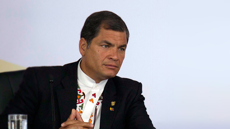 Correa sobre sanciones a Venezuela: "Una broma de mal gusto"