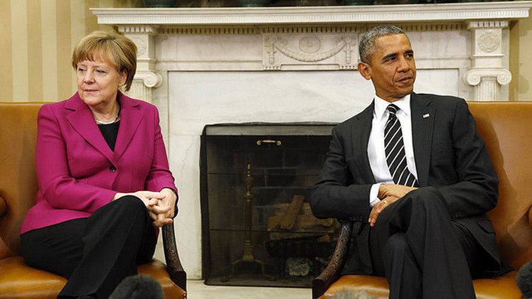 Angela Merkel disuadió a Barack Obama de suministrar armas a Ucrania
