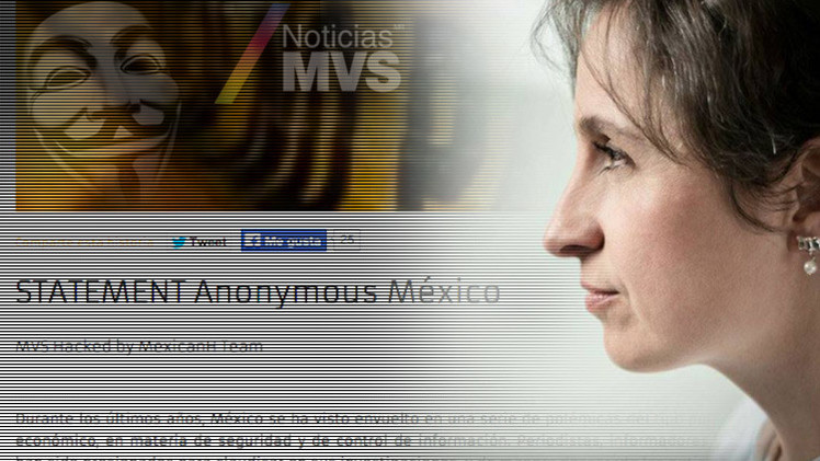 Anonymous ataca al medio que despidió a periodistas que investigaron a Peña Nieto