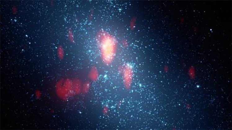 Más de un millón de estrellas se están formando en la misteriosa nebulosa de una galaxia cercana