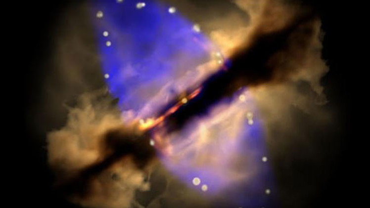 Fotos únicas revelan el proceso de formación de una estrella durante 18 años