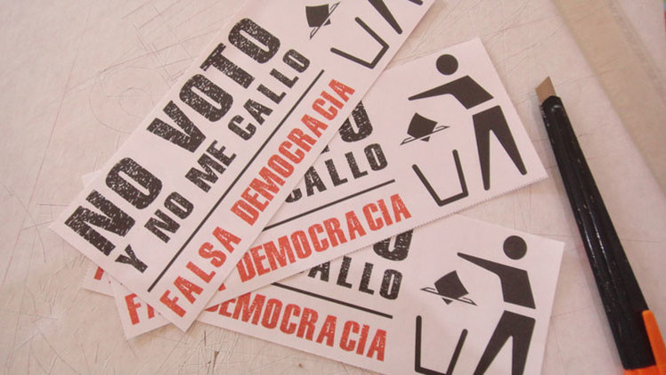 #NOvotoYnoMeCallo: Lanzan en México una campaña para boicotear las elecciones