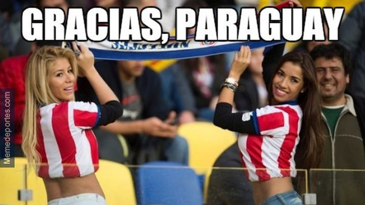 La semifinal Argentina-Paraguay en divertidos memes de los internautas