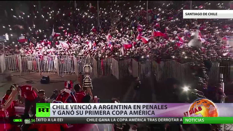 Chile vence a Argentina en los penaltis y gana su primera Copa América