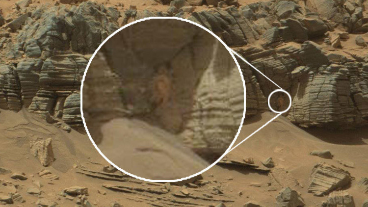 La NASA publica la foto de un 'gigantesco cangrejo espacial' en Marte