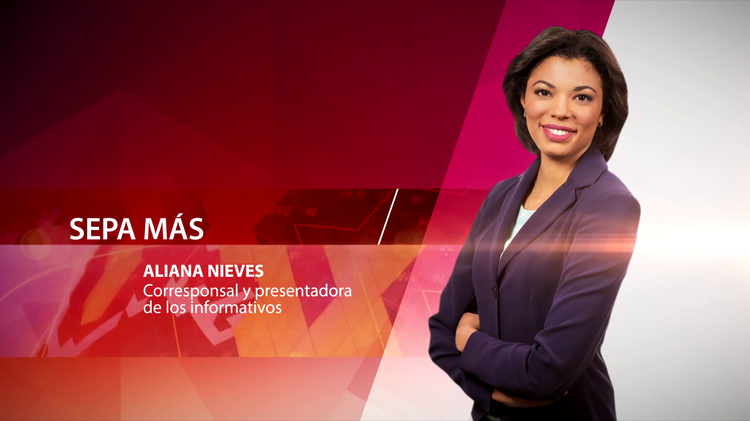 Aliana Nieves, corresponsal y presentadora de los informativos
