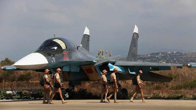 Fotos únicas: despegues de los aviones rusos en Siria para atacar al Estado Islámico