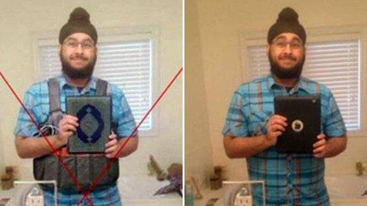 Alteran la foto de un sij y la prensa lo tilda como uno de los atacantes de París