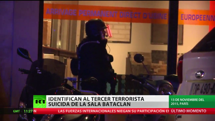 Identifican al tercer terrorista suicida de la sala de conciertos parisina Bataclan
