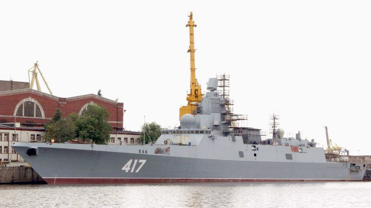 ¿Qué capacidades tiene la fragata invisible Admiral Gorshkov de la Flota rusa?