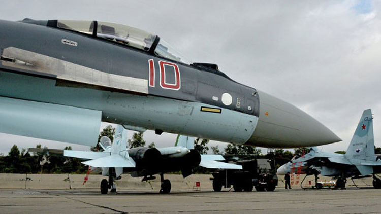 Rusia manda sus cazas Su-35S a Siria para probarlos en combate
