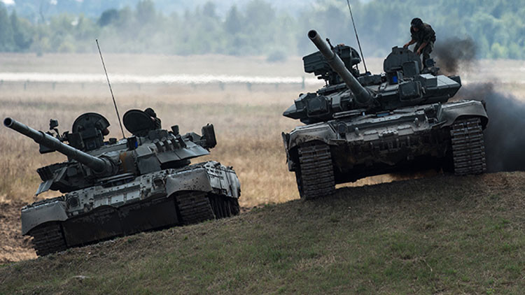 Los tanques T-90 rusos, claves para la victoria del Ejército sirio (Vídeo)