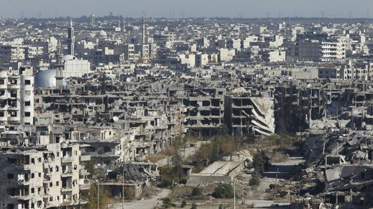 'Homs después de la guerra': Desgarradoras imágenes revelan la destrucción dejada por el EI (Video)