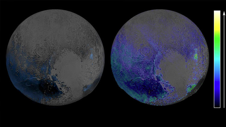 ¿Habrá también vida? La NASA descubre vastas reservas de hielo en Plutón