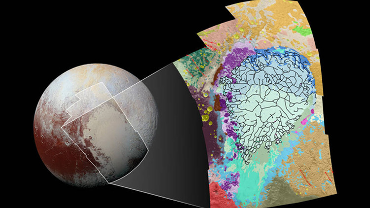 La Nasa le saca los colores al corazón de Plutón