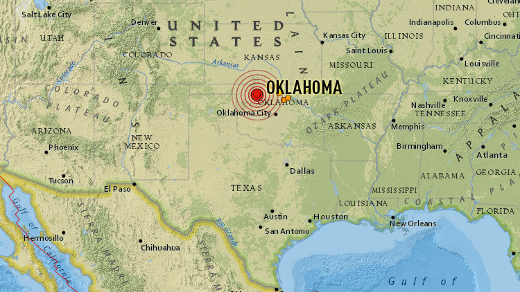 Un terremoto de magnitud 5,1 sacude Oklahoma, el tercer mayor en la historia del Estado